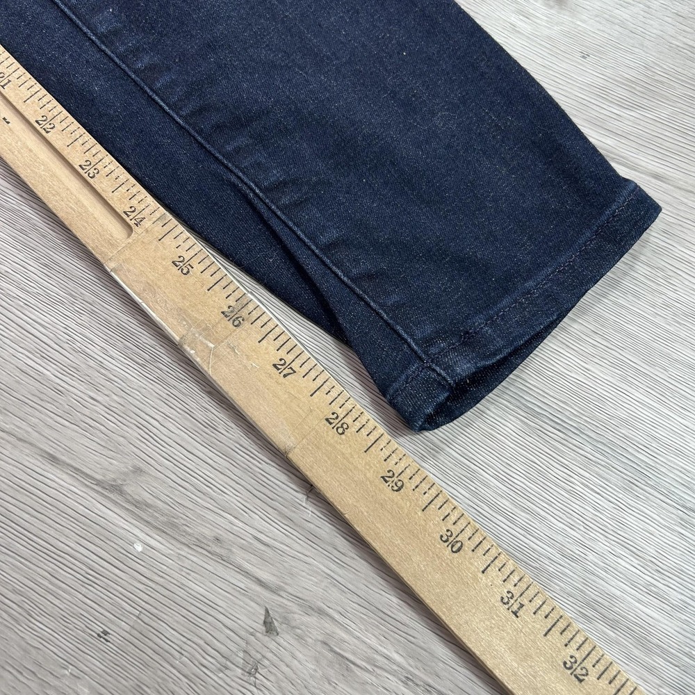 Eileen Fisher Jeans Womens XS Dark Wash Stretch Denim Skinny‎ Pants Pull On Blue - Picture 9 of 11